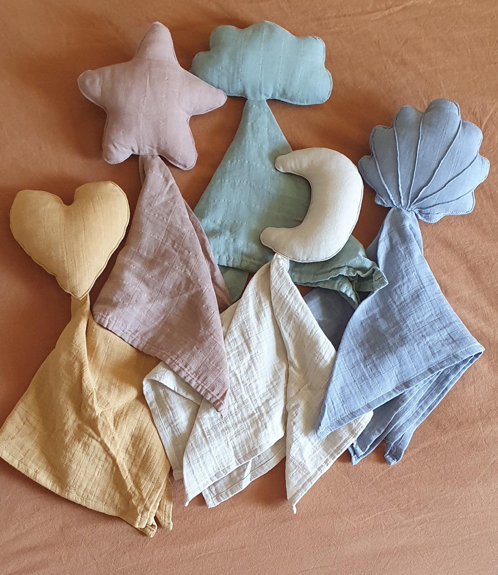 Diy muslin lovey hot sale