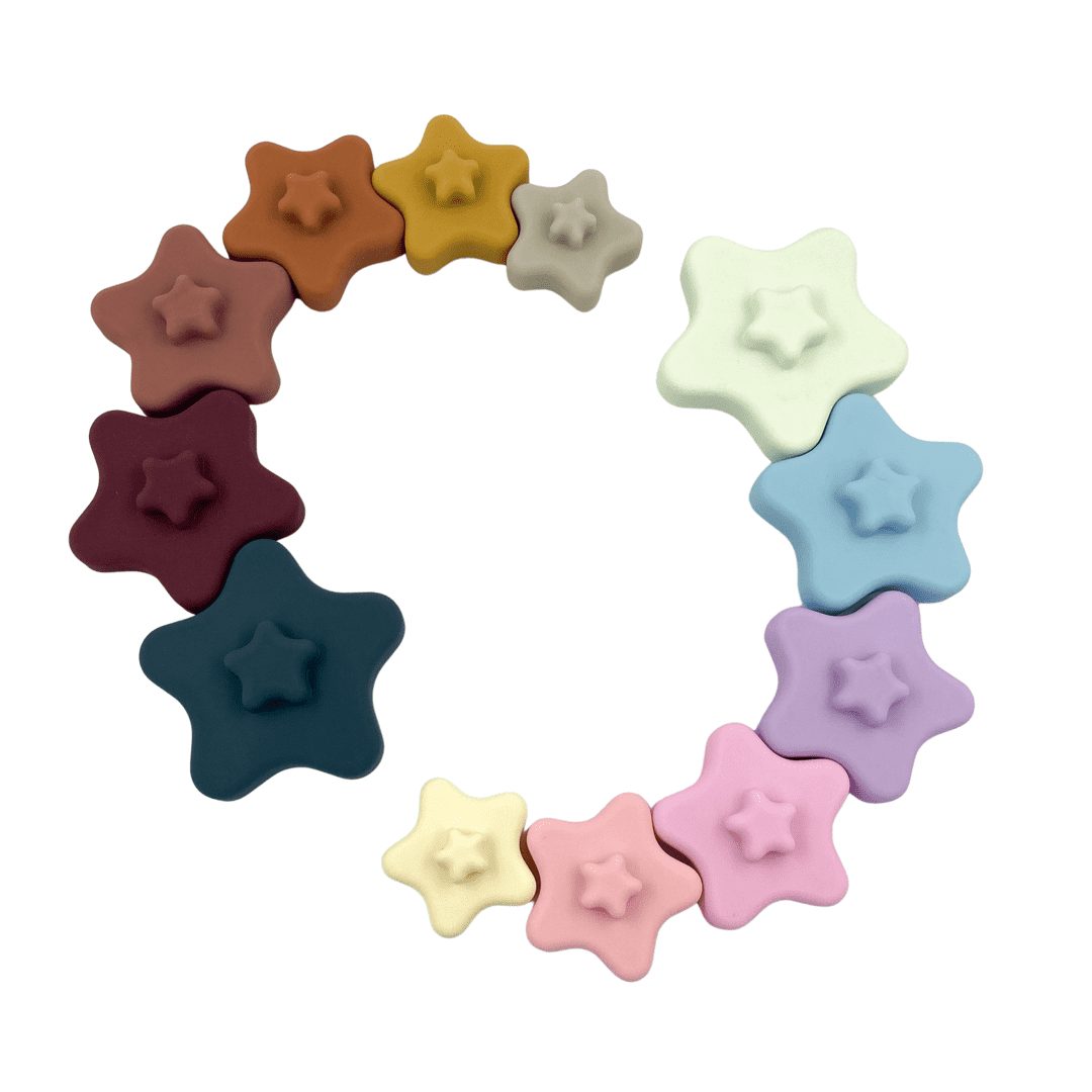 Silicone Stacking Stars