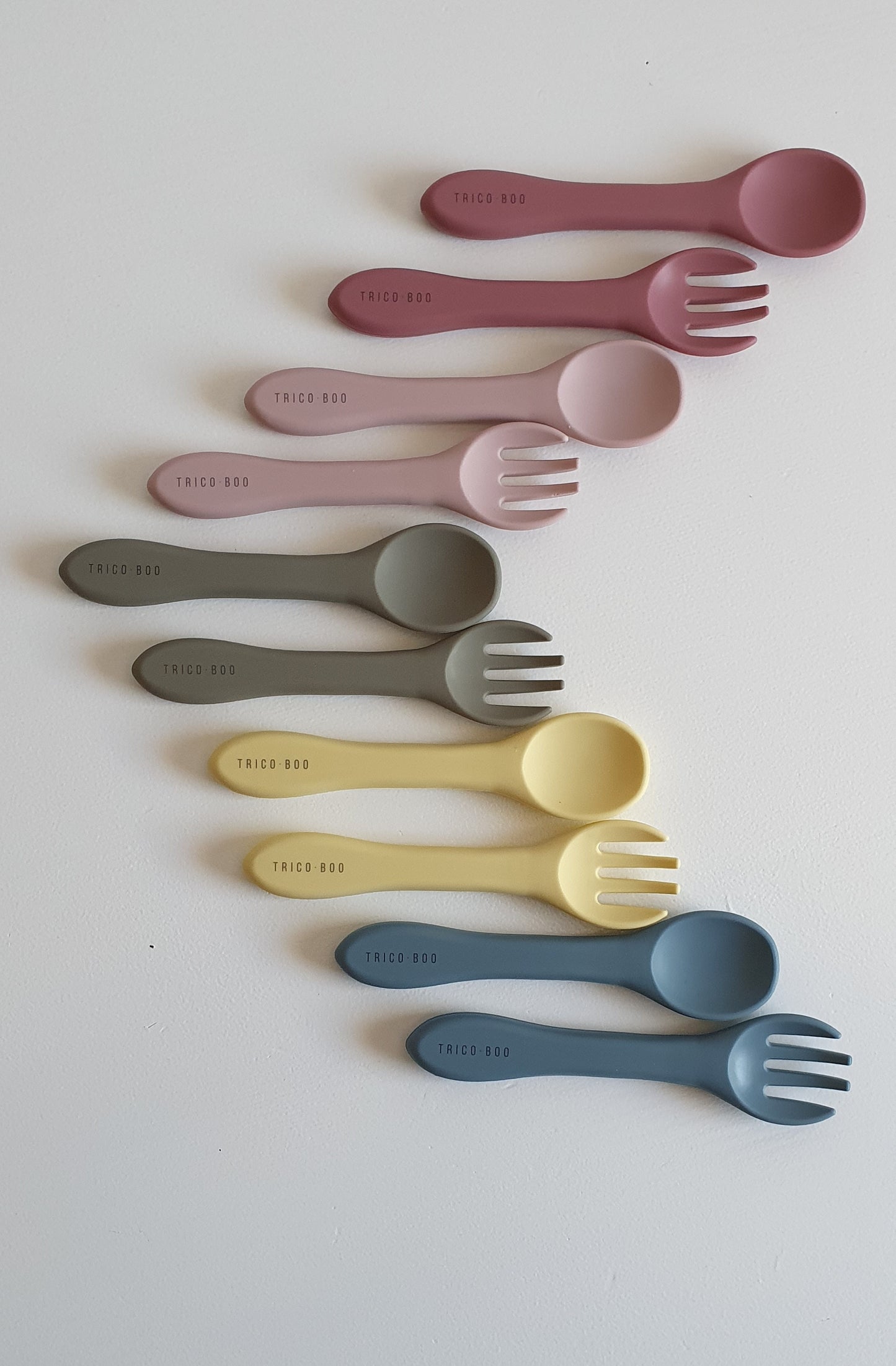 Trico Boo Silicone Spoon & Fork