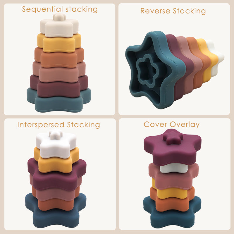 Silicone Stacking Stars